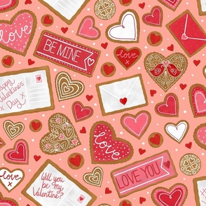 Love Core Kitsch Valentines Cookies