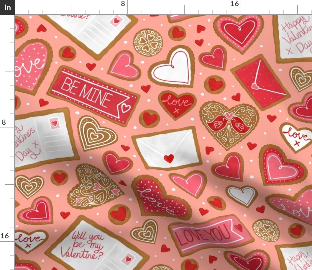 Love Core Kitsch Valentines Cookies