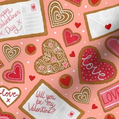 Love Core Kitsch Valentines Cookies (12x12 scale)