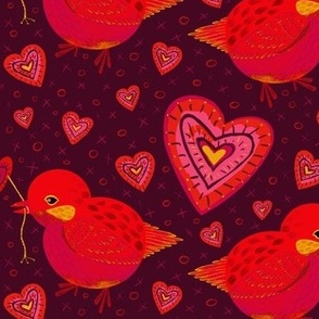 Bird Tug of Love crimson