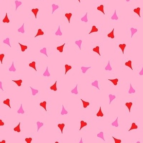 Valentines lovecore hearts candy pink and red by Jac Slade