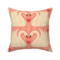 My Swan and only Valentine - vintage pink