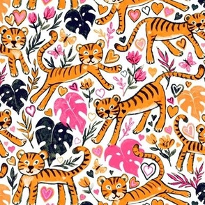 Happy Valentine Tigers - medium