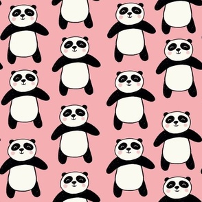 Panda full body - pink