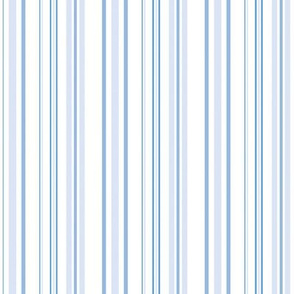 Hampton Stripes in Pale Blueberry Blue