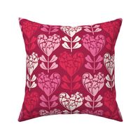 Hearts Blooming, Ruby (large)