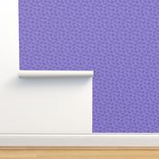 Scattered Hippo Outlines - violet - small