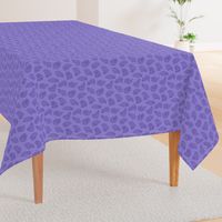 Scattered Hippo Outlines - violet - medium