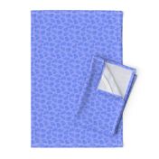 Scattered Hippo Outlines - light blue - small