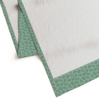 Scattered Hippo Outlines - green - small