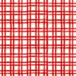 Christmas Fabric , Red, White, Striped, Check, Holiday Fabric, Winter Fabric