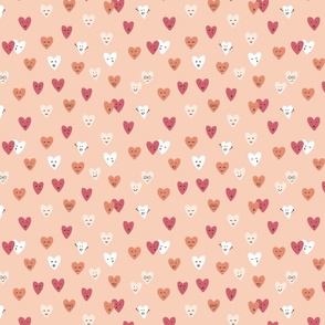 Happy Hearts in Blush-8x5