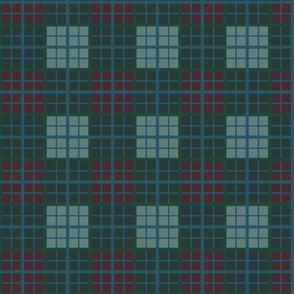 Tartan of an arrow slinging clan. Brave