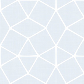 honeycomb - coastal geometric shapes - fog on white