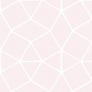 honeycomb - geometric shapes - cotton candy on white