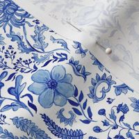 Porcelain Floral Ultramarine