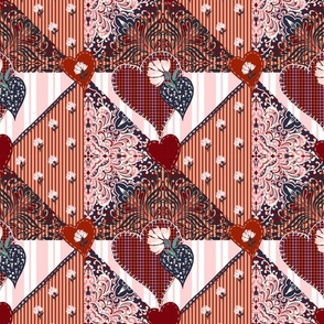 Hearts Valentine Pattern- SS