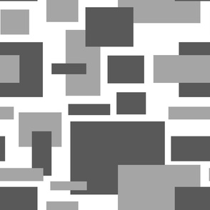Gray Earthy Squares