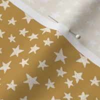 SMALL New Years eve fabric - seamless design gold stars
