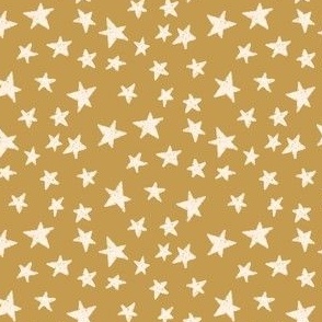 SMALL New Years eve fabric - seamless design gold stars