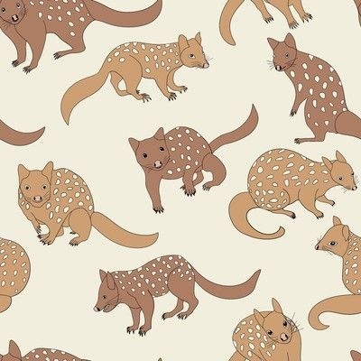 Furry Animal Fabric, Wallpaper and Home Decor | Spoonflower