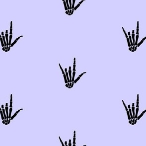 Love you sign language - lavender 