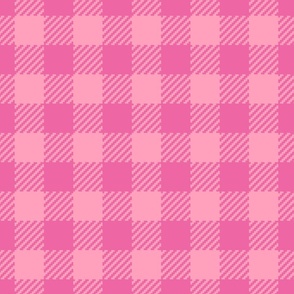 Valentine Gingham pink