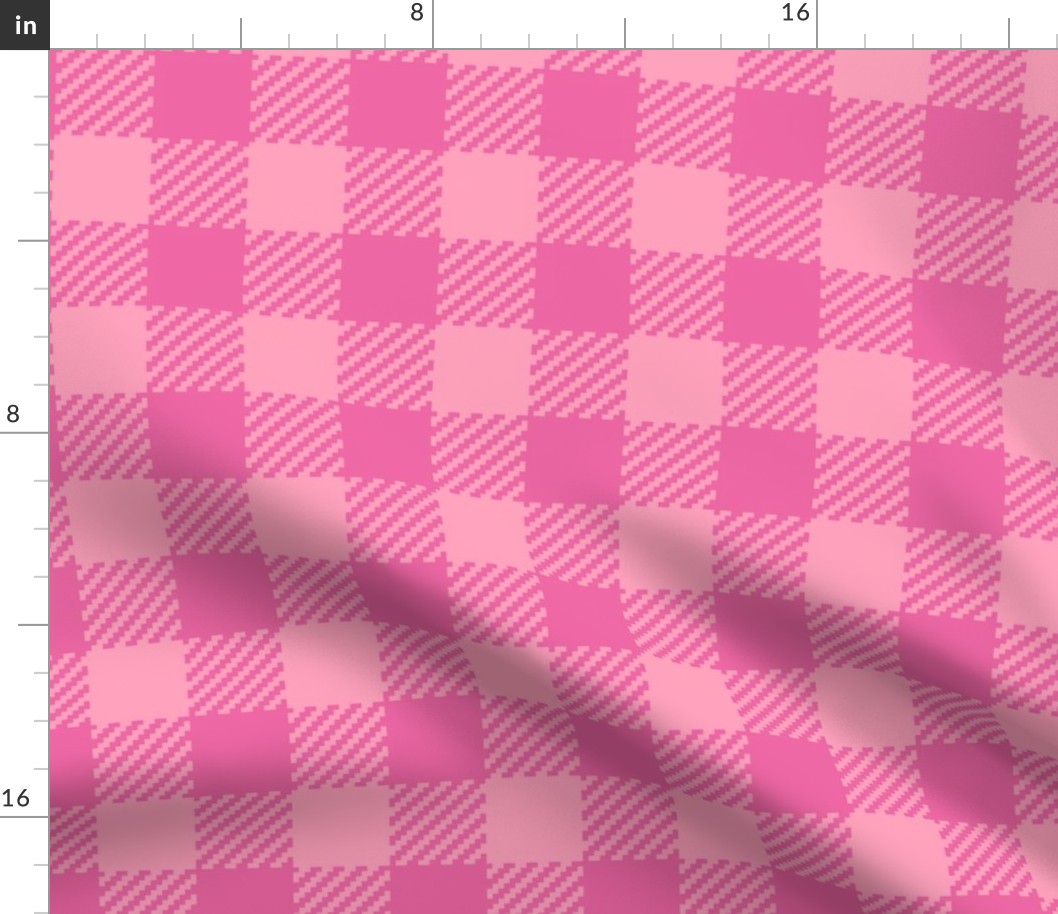 Valentine Gingham pink