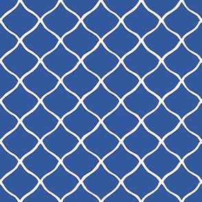 hand drawn lines | geo blue white pattern