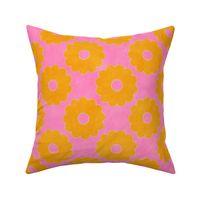 Groovy Desert Sun Flowers (pink sorbet) medium 