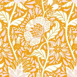 petal solids cozy-fantasy floral-marigold-large