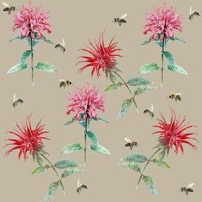 Monarda & Bees Original III