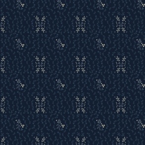 Light Pattern on Navy