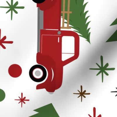 Vintage Truck and Tree Christmas