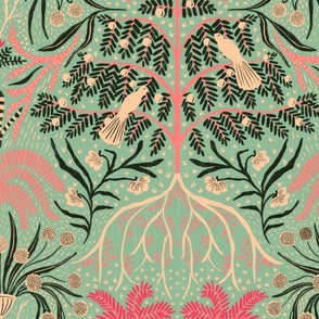 menagerie - bold - mint