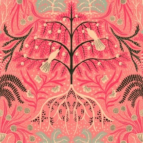 menagerie - bold - pink