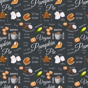 Thanksgiving, vegan pumpkin pie-small scale