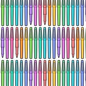 (small scale) felt pens - school supplies - teacher pens - brights - LAD21