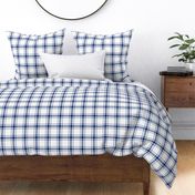 Blue and white nautical plaid-small scale