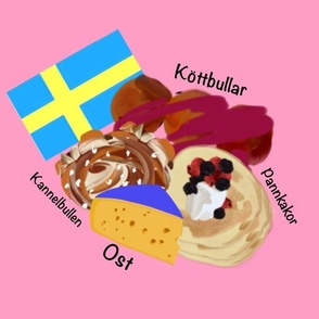 Swedish Foods Pink Large