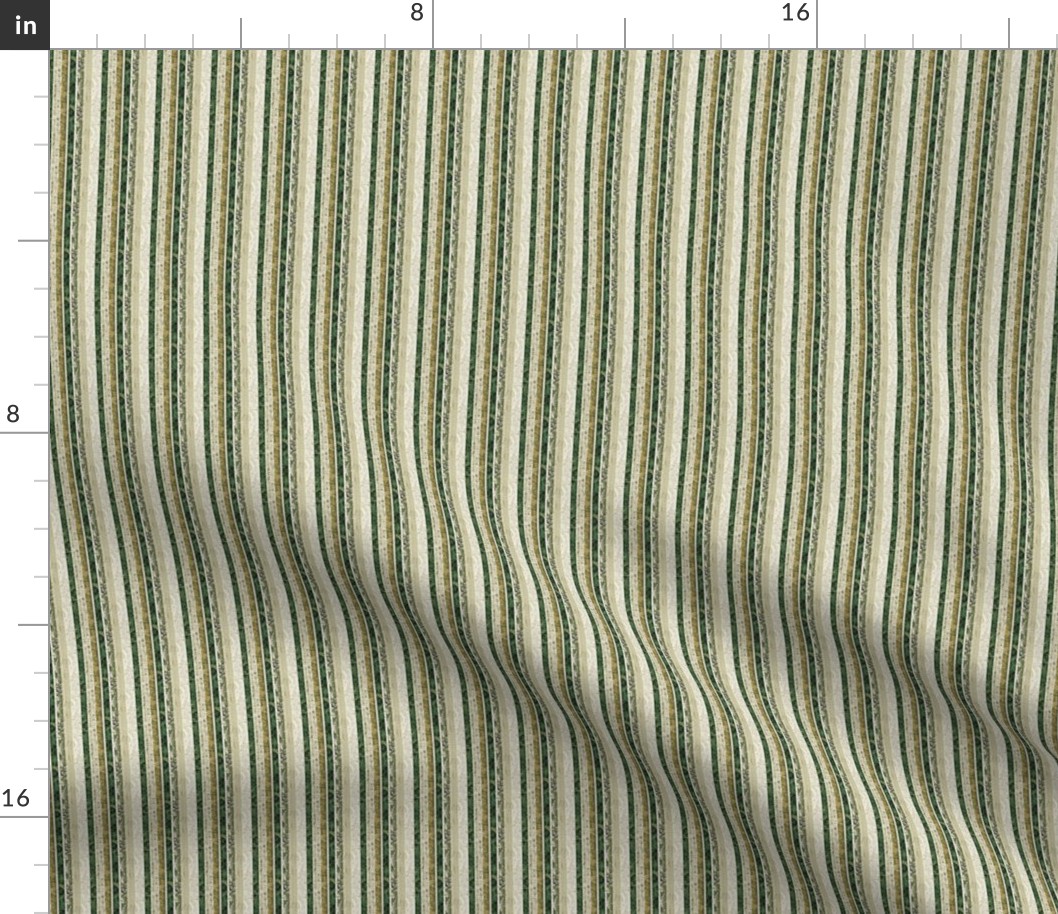 Mini Prints: Natural Colors: Distressed Multi Stripe