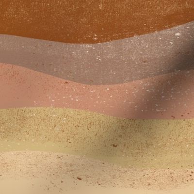 Textured Desert Hills Landscape, Warm Neutral by Brittanylane