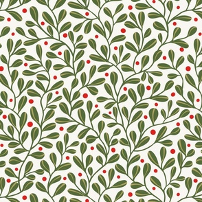 Whimsical Christmas Mistletoe