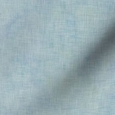 Love Is in the Air- Medium Teal Linen Texture- Ocean- Gray Sky