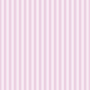 stripes poppies small scale - pastel pink