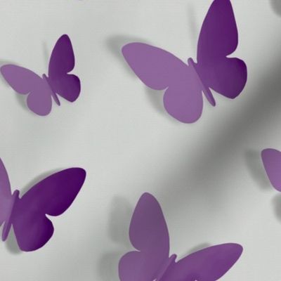 Purple butterflies