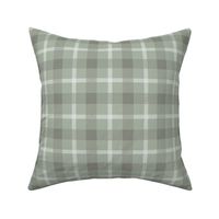 Wild west traditional retro gingham plaid design christmas texture tartan sage green white gray