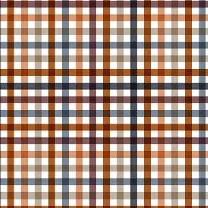 Little winter plaid gingham and boho vibes plaid tartan design minimalist basic checkered squares in moody earthy tones fall 