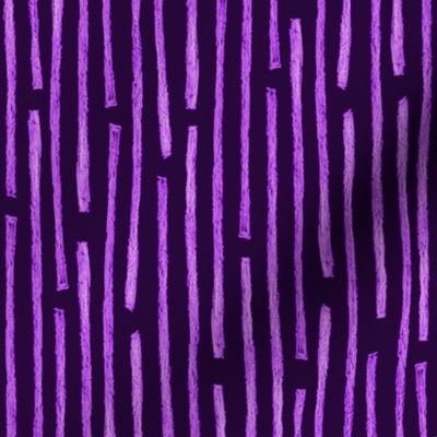 batik vertical stripes - mad purple