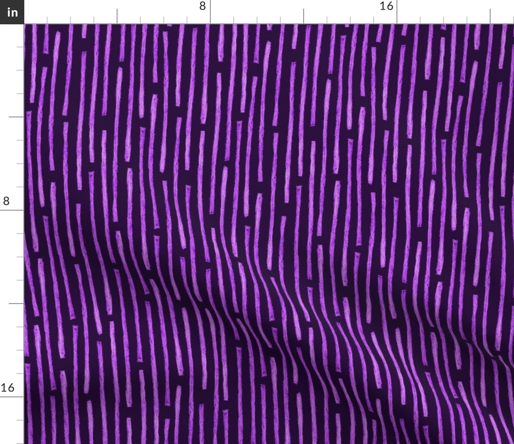 batik vertical stripes - mad purple